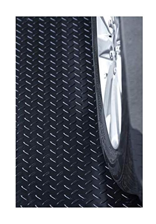 Heavy Duty Garage Floor Runner & Protector Mat – Slip Resistant Diamond Plate