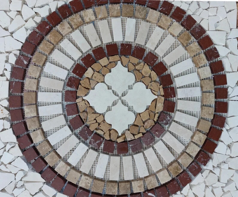 NEW DESIGN MOSAIC | Attractive & Stylish Art Marble Stone Mosaic | Square Shape