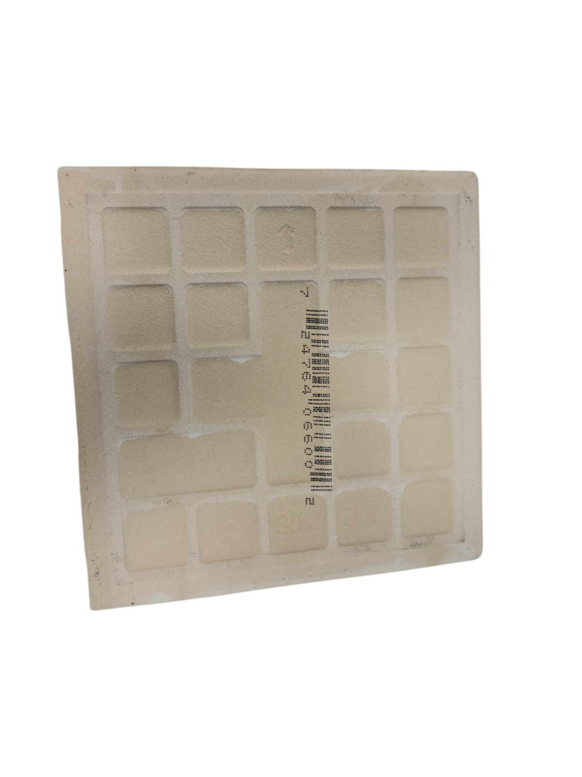 Snow White Ceramic Tile 4.25 inch Subway Square Vintage Mid Century Modern NOS