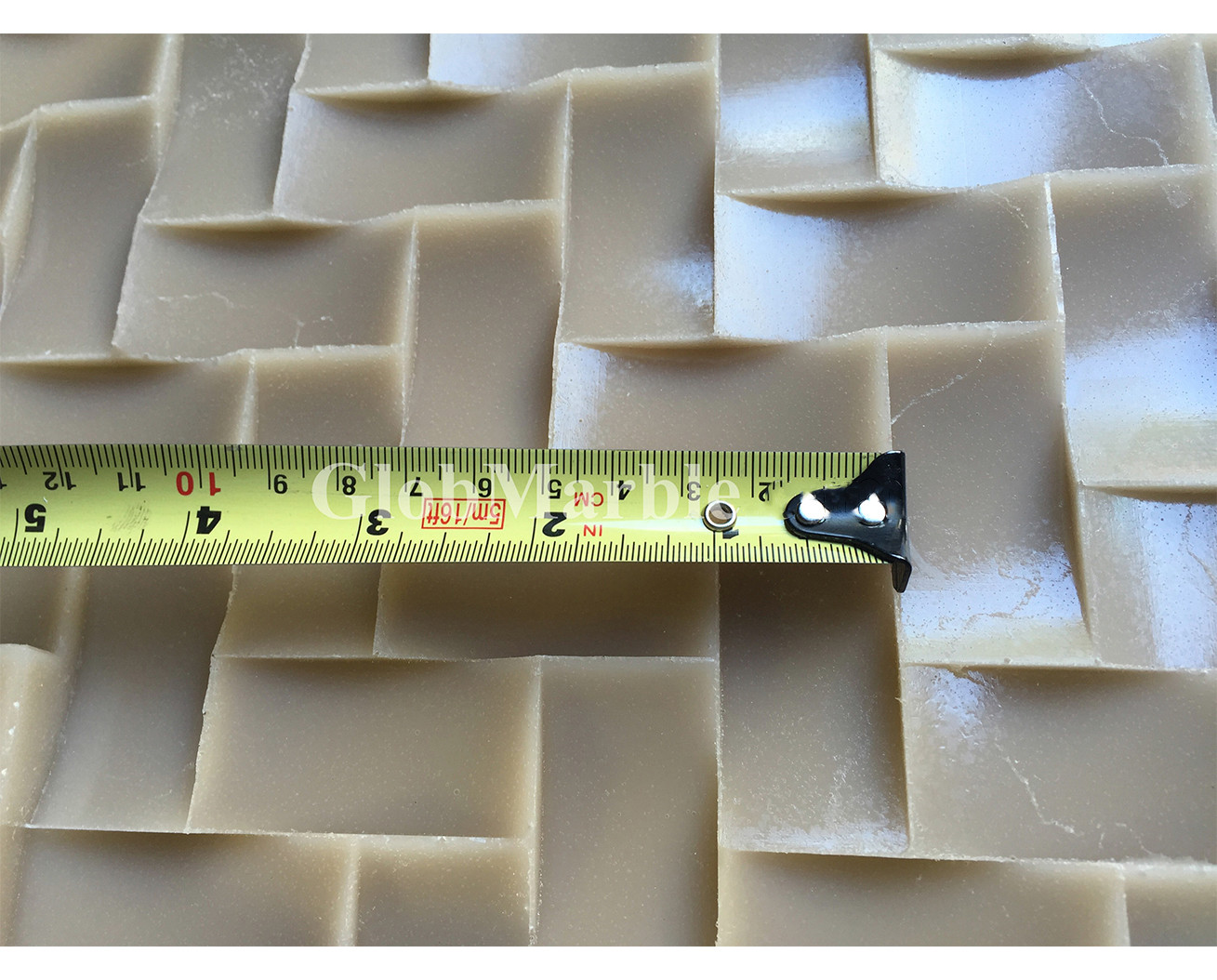Concrete Stone Mold Plait Mosaic Tile Stone Rubber Mould MS 842 Casting Mould