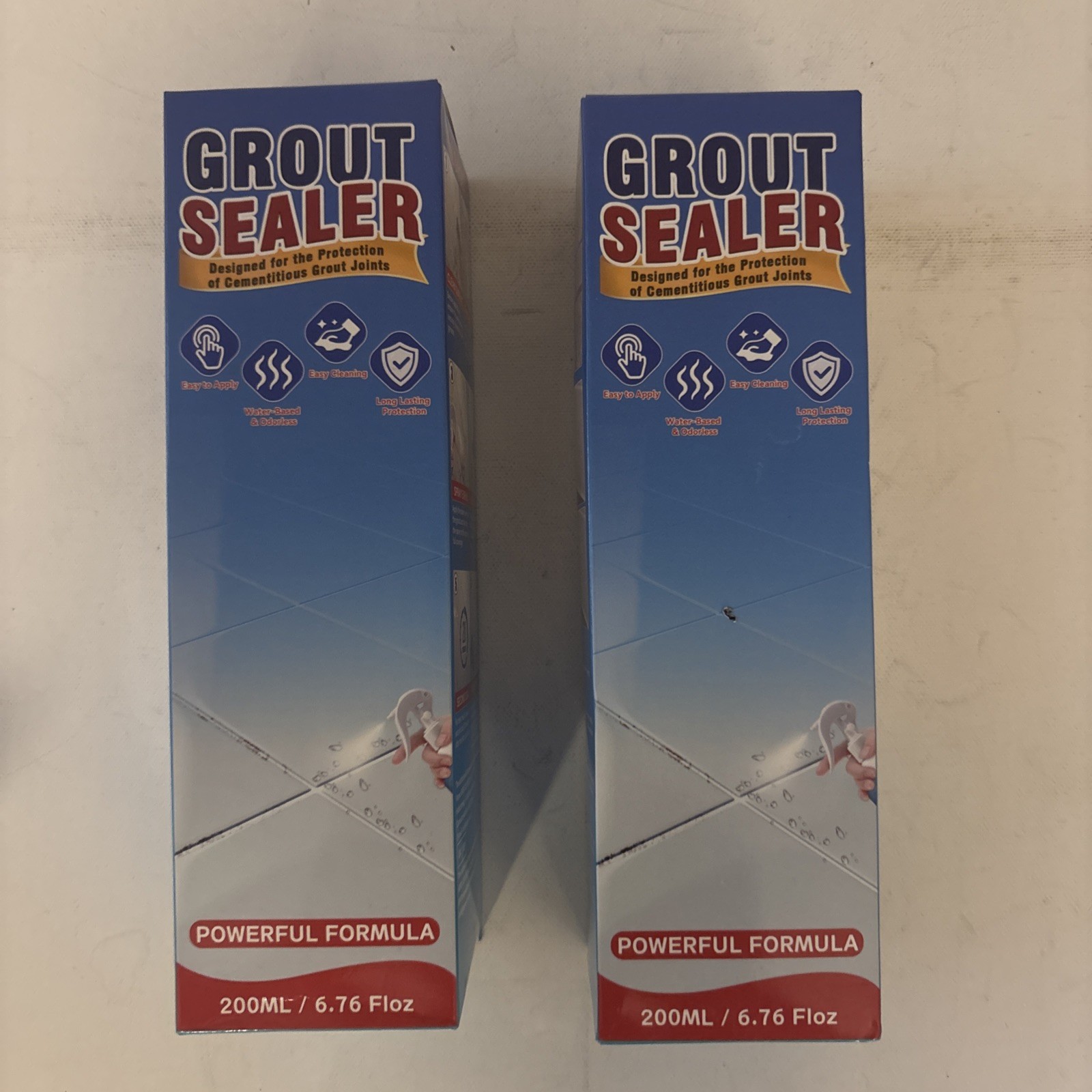 2 Pack Grout Sealer – Waterproof Grout Tile Sealant Spray 200ml/6.76 fl oz.
