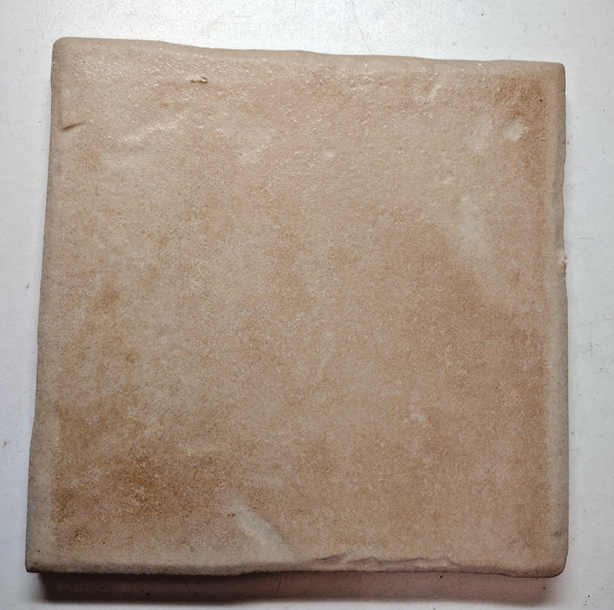 Italy Ceramica D’arte L’Astorre 5-7/8″ Made Imperfect Floor Tile Earth Color Vtg