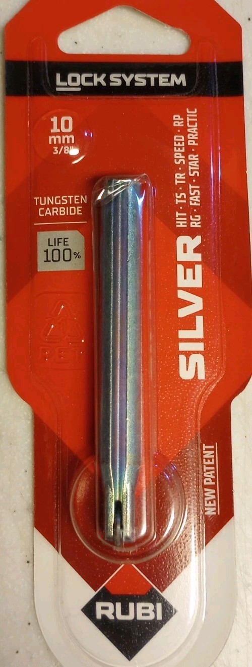 2x RUBI Ceramic Scoring Wheel 01946 For Tile Cutter 10mm 3/8” Tungsten Carbide