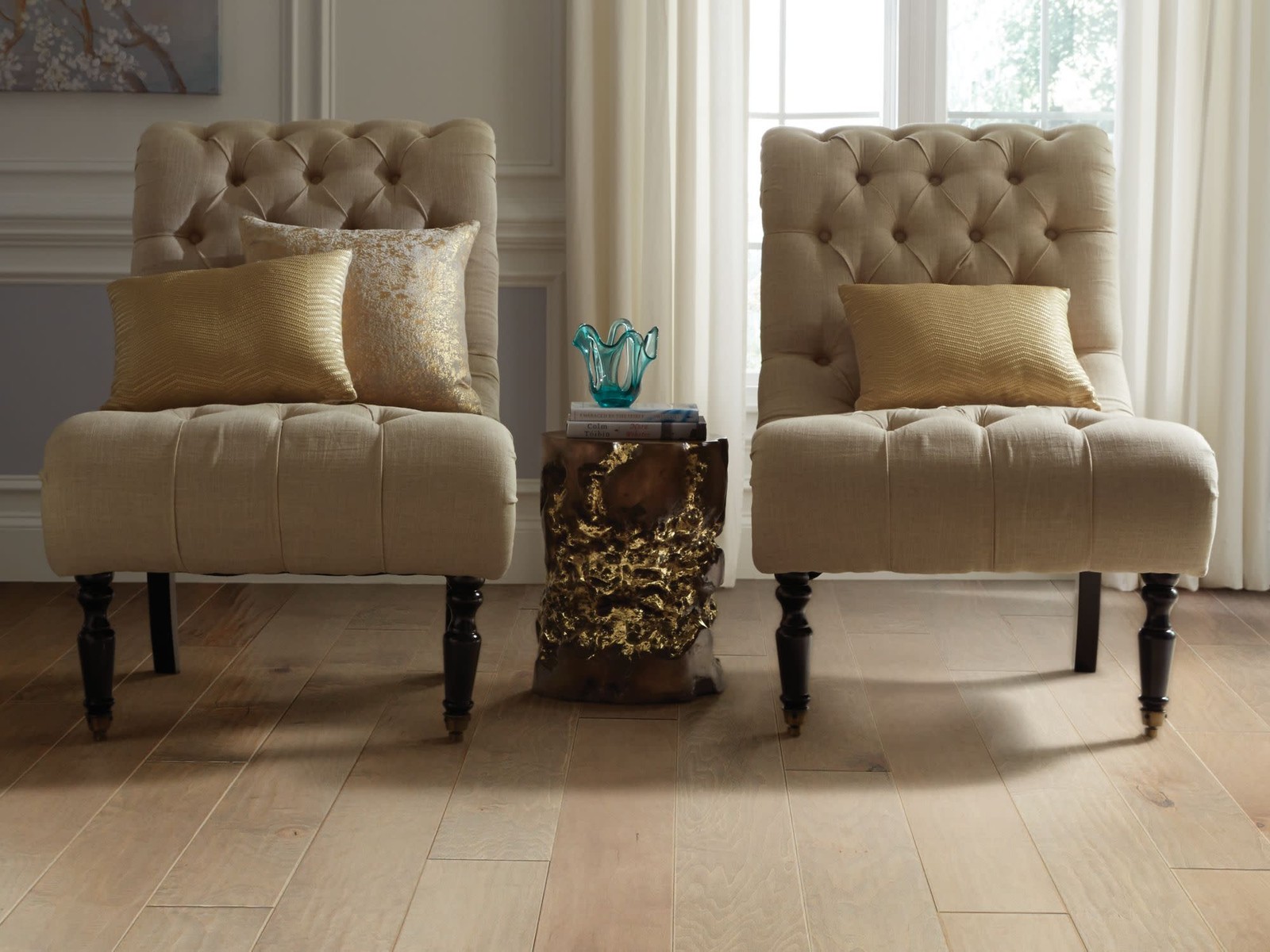 Shaw SW594 Pacific Grove 6-3/8″W Soft Scraped Engineered Hardwood – Timberwolf