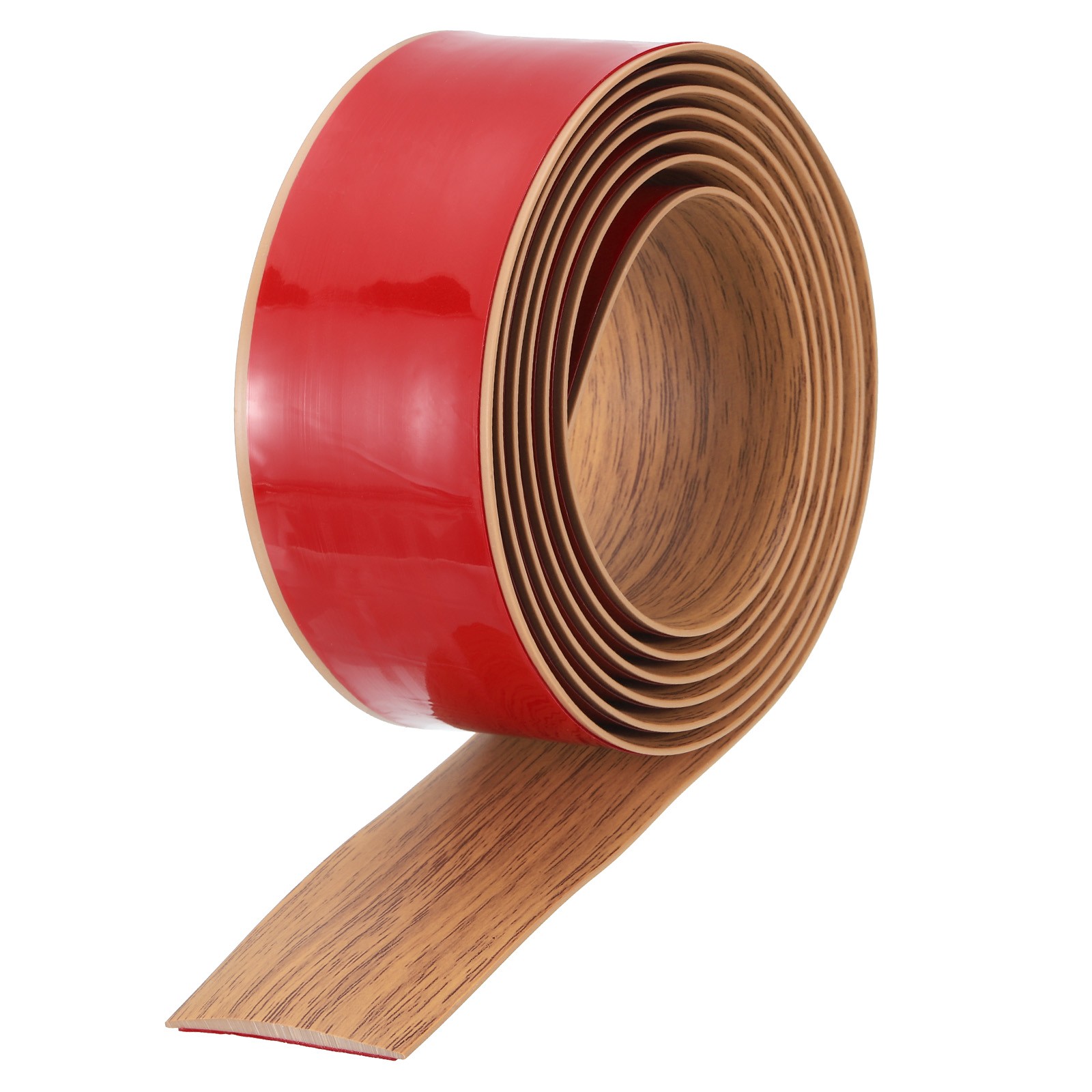 6.56Ft x 2″ Floor Transition Strip, Vinyl Floor Cover Strips, Brown Wood Grain