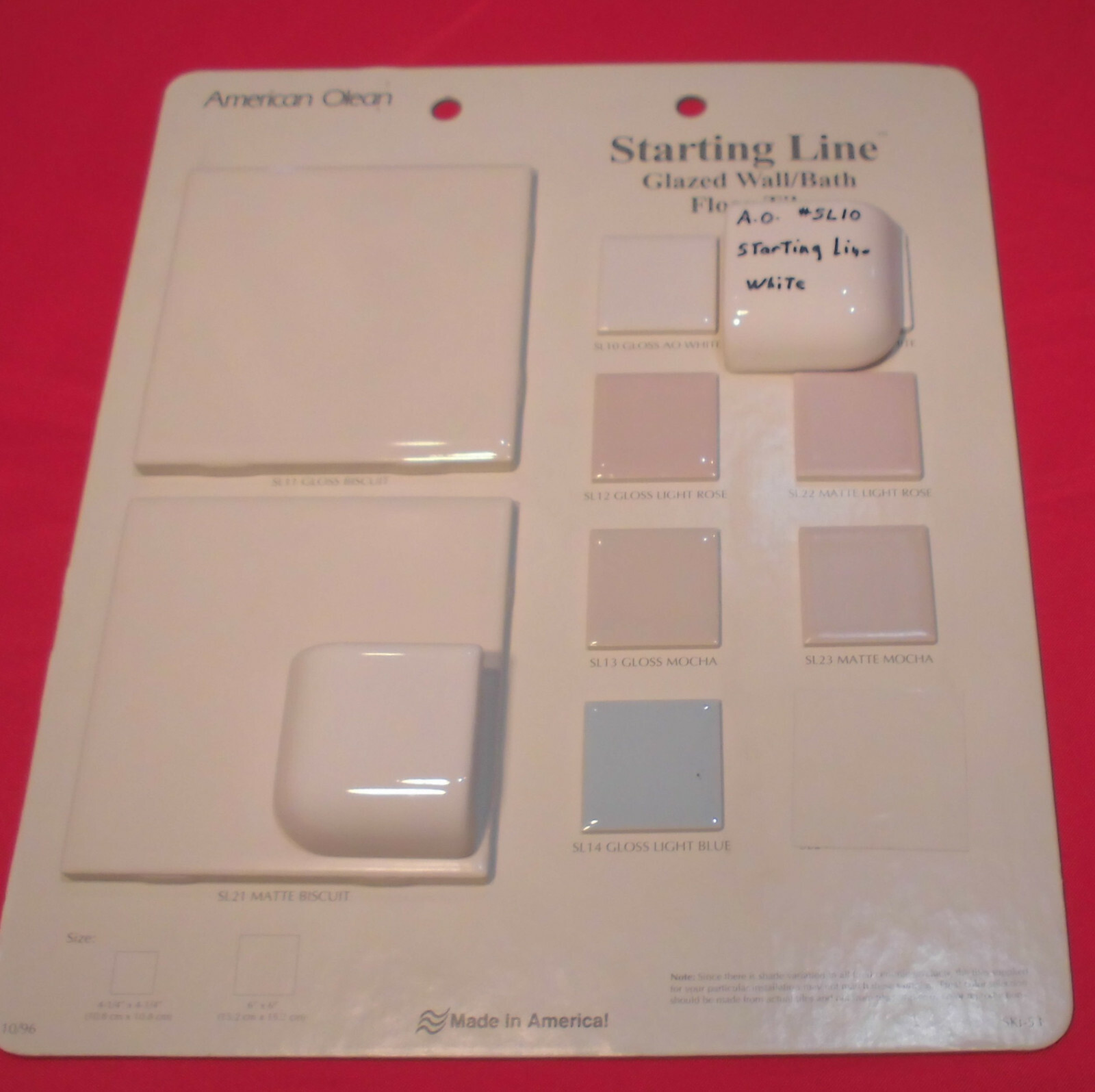 2 pcs. Starting Line White 2″ X 2″ X 5/8″ Ceramic Bullnose Radius Corner Tiles