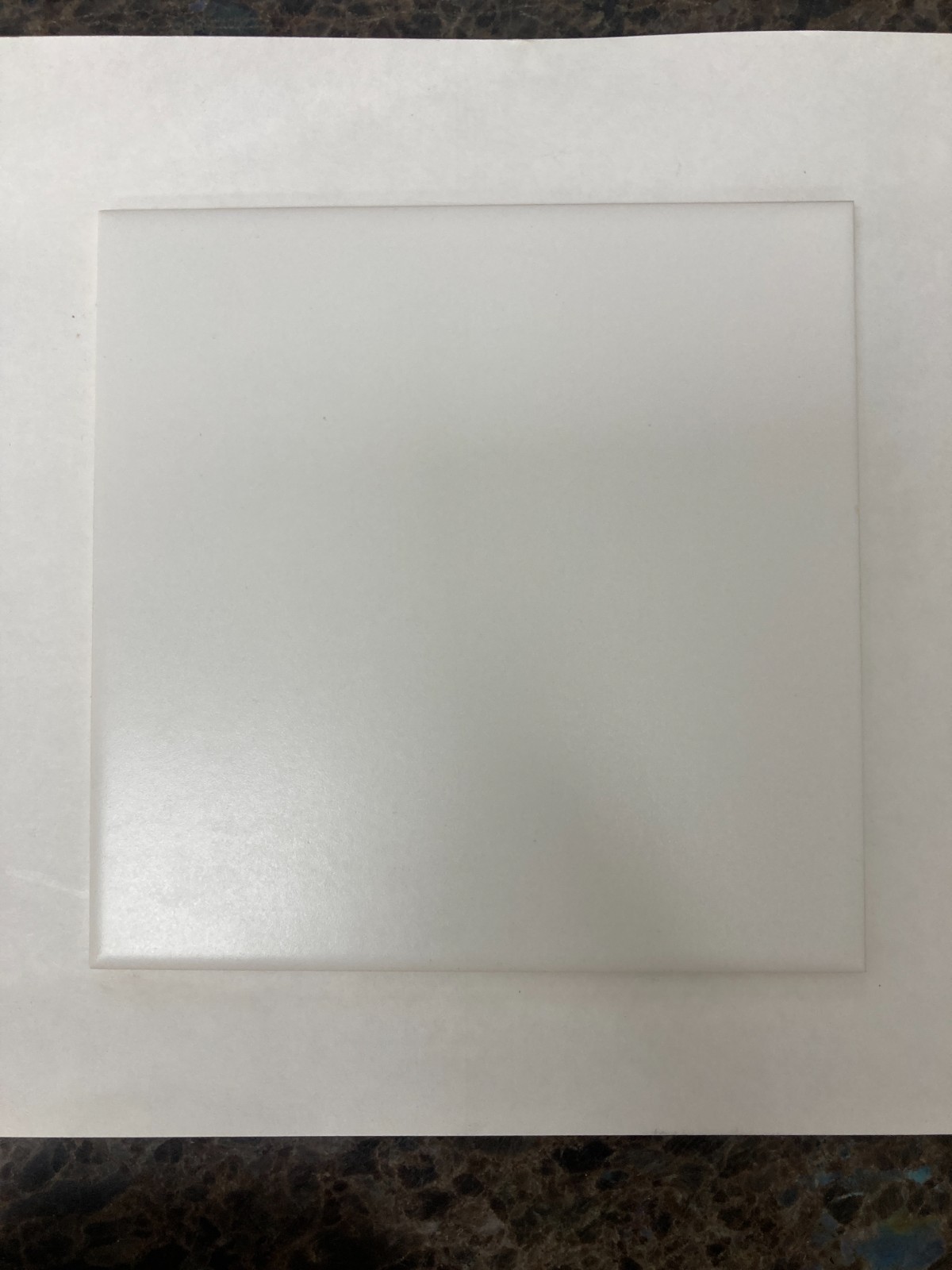 6×6 Tile Matte Off White Loose Wall Ceramic US Ceramics MG670-66 Sample Piece