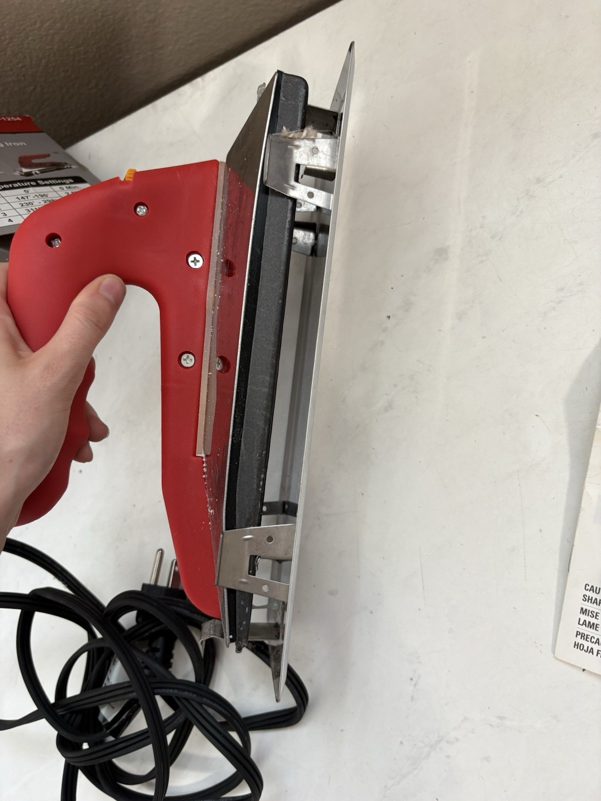 USED TruePower 709-1254 10-Inch Carpet Seaming Iron 800-watt
