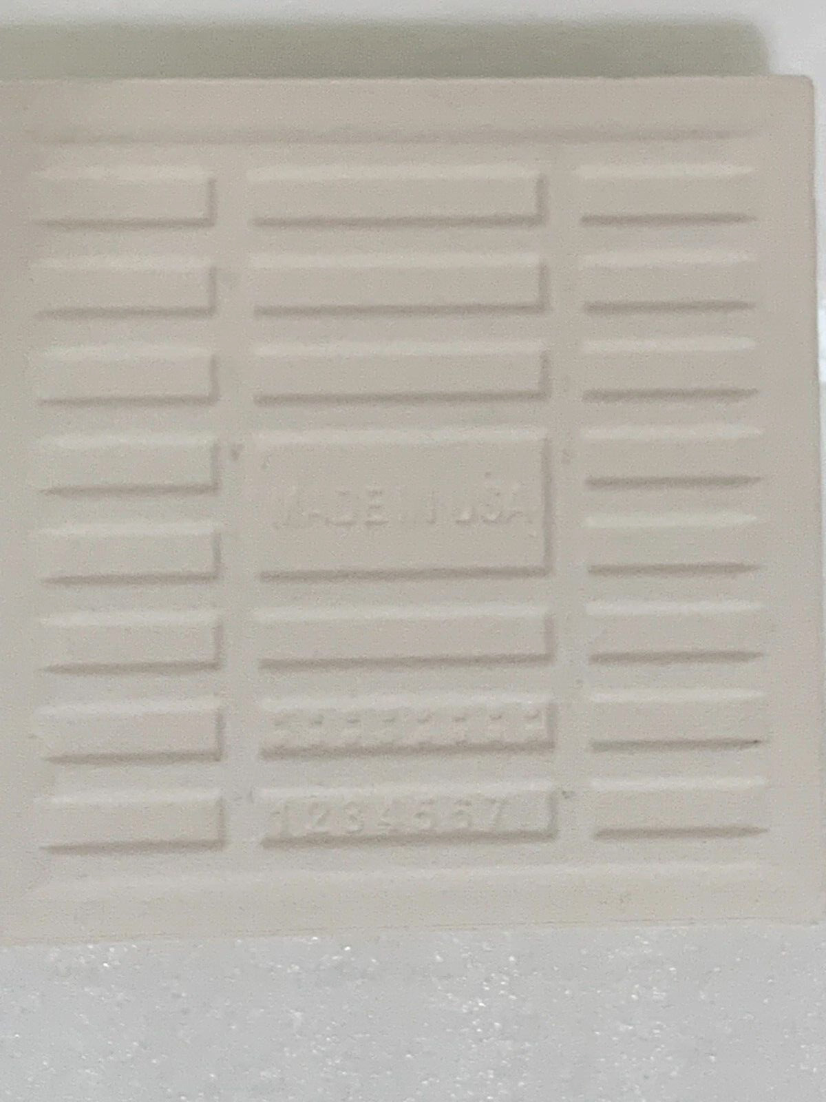 New Interceramic Tile 4 1/4″ x 4 1/4″ Linen Matte Glazed Made in USA