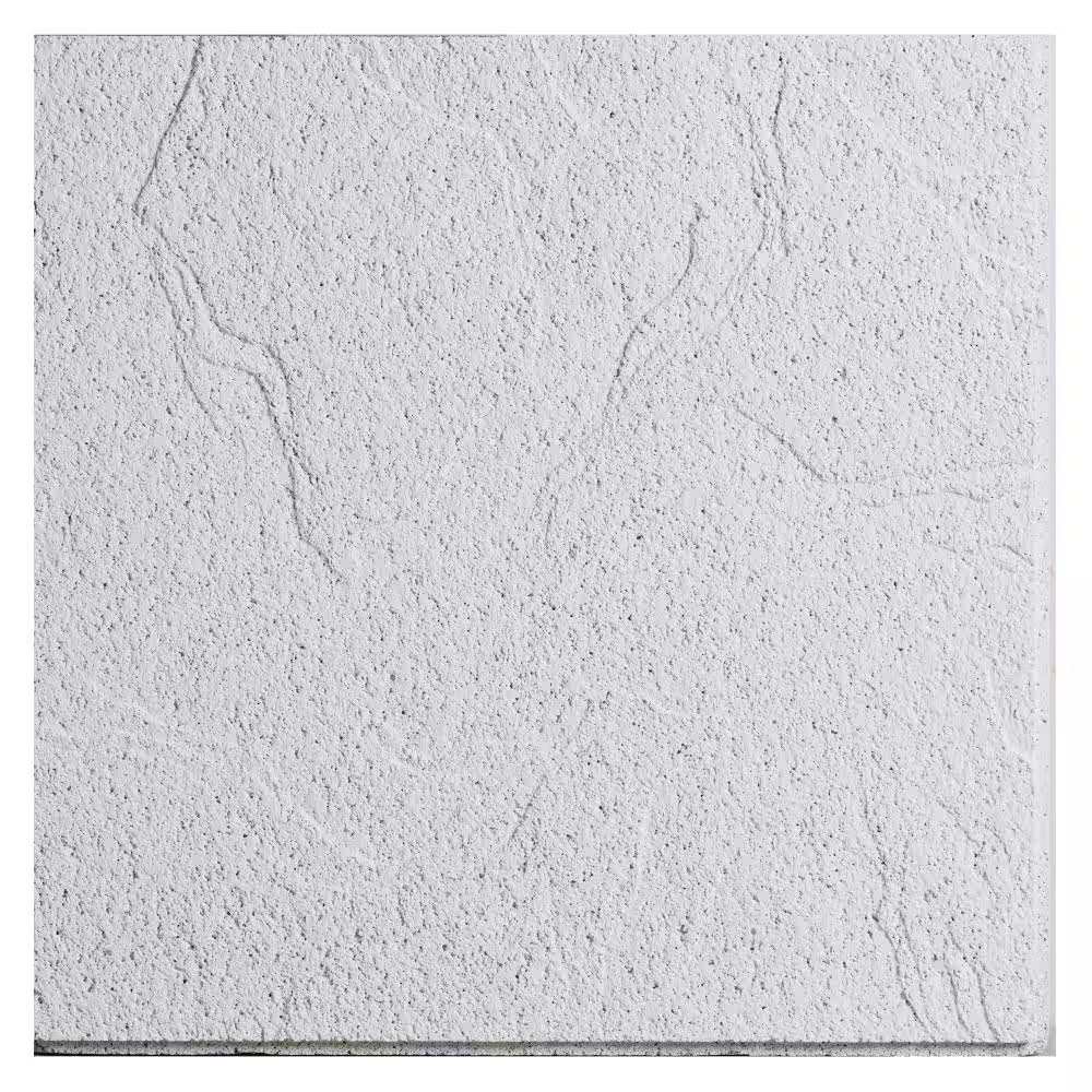 2 Ft. X 2 Ft. Sandrift White Fineline Edge Lay-In Ceiling Tile, Case of 8 (32. S