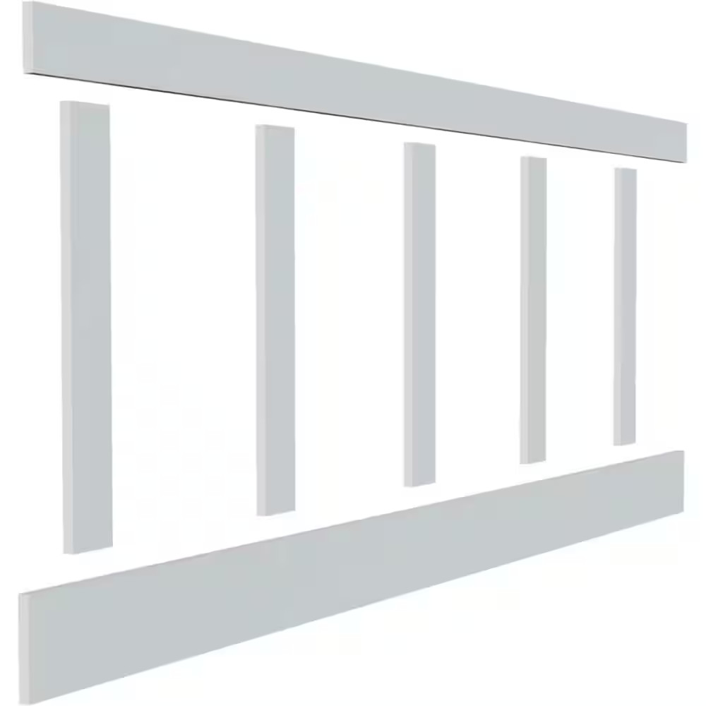 5/8 In. X 96 In. X 32 In. Expanded Cellular PVC Classic Shaker Moulding Kit (For