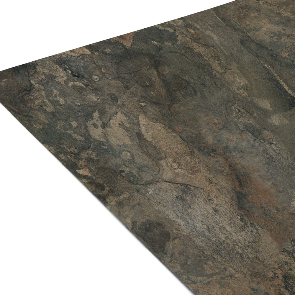 Dark Slate Marble 12X12 Self Adhesive Vinyl Floor Tile Decor – 20 Tiles/20 Sq Ft