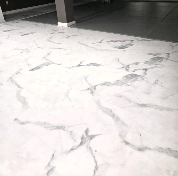 STAINMASTER Glacier Calacatta Marble 24″L x 12″W Waterproof LVF LocalPICKUP ONLY