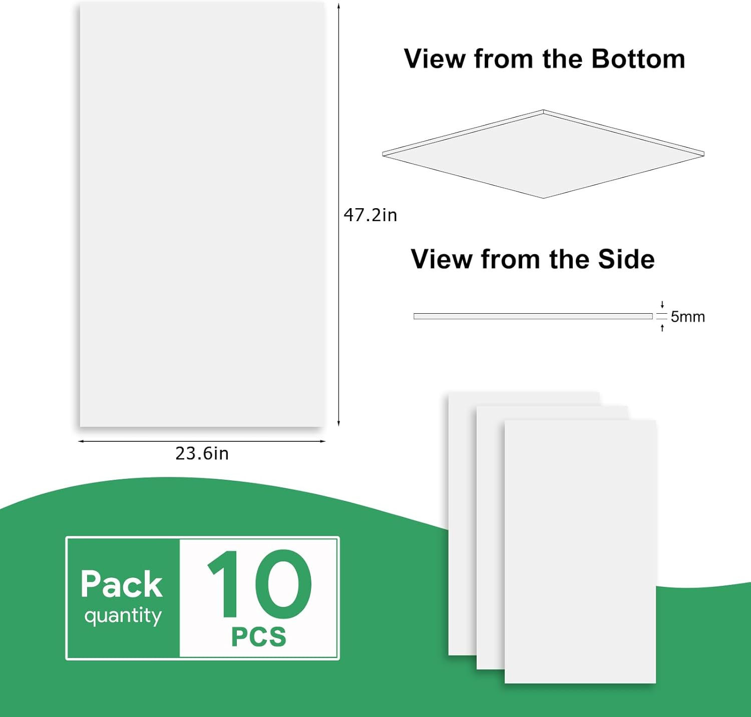 PVC Drop Ceiling Tiles 2X4 Ft – Waterproof, Fire-Rated, Commercial Grade, Easy L