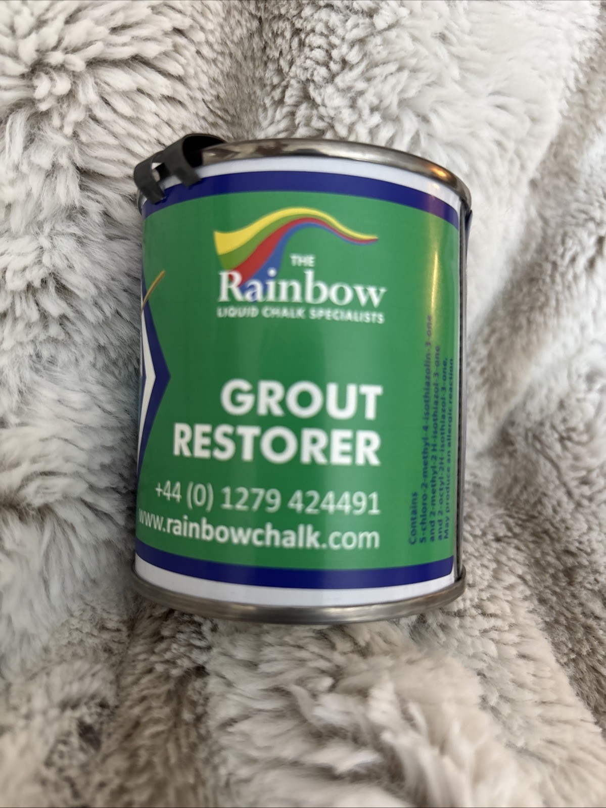 Grout Ivory Brush Paint: Waterproof Tile Paint Grout Refresh – 125ml (4.2oz)