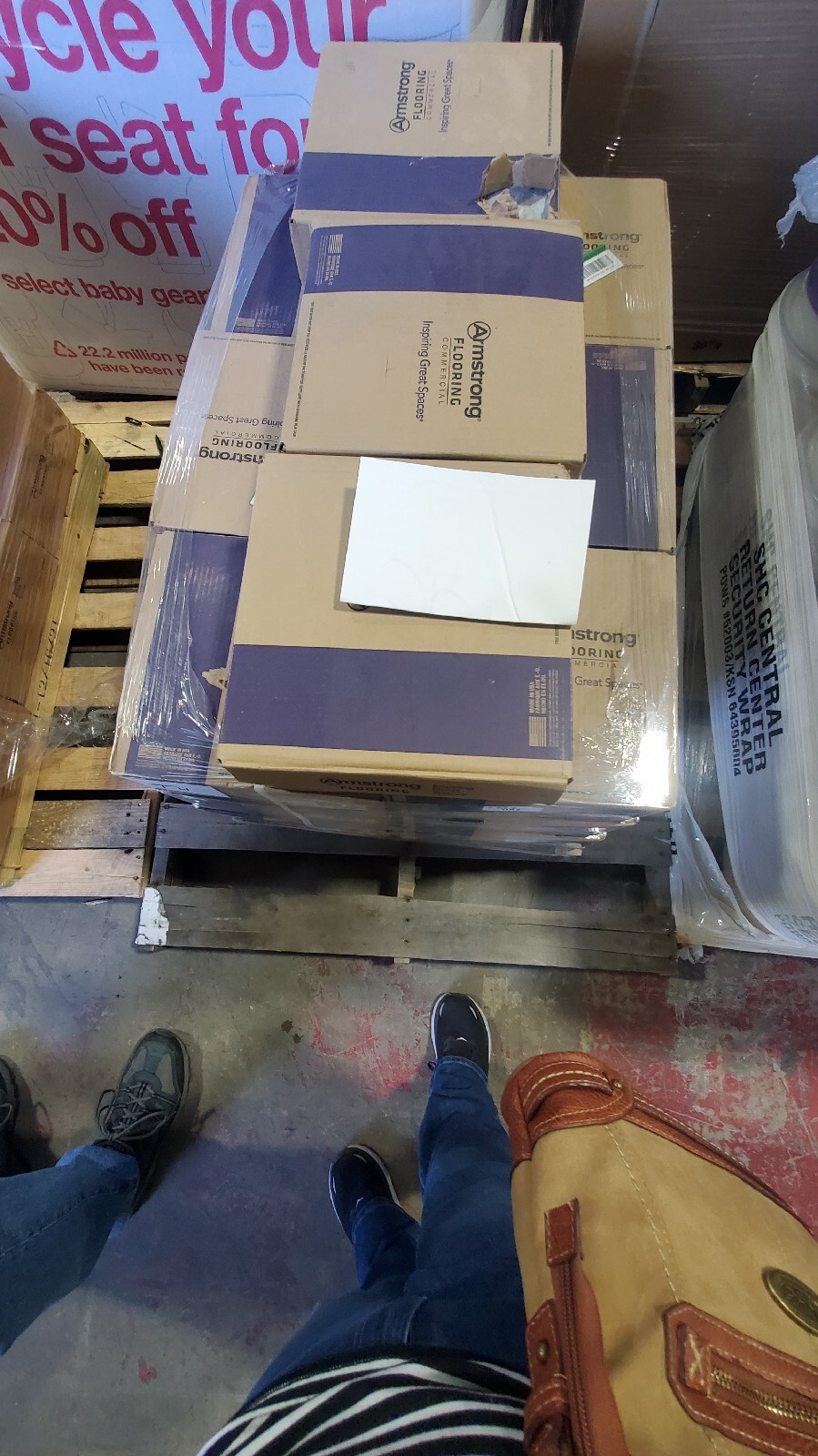 15 Cases Armstrong Flooring Commercial 45sq ft box. Charcoal Local Pickup