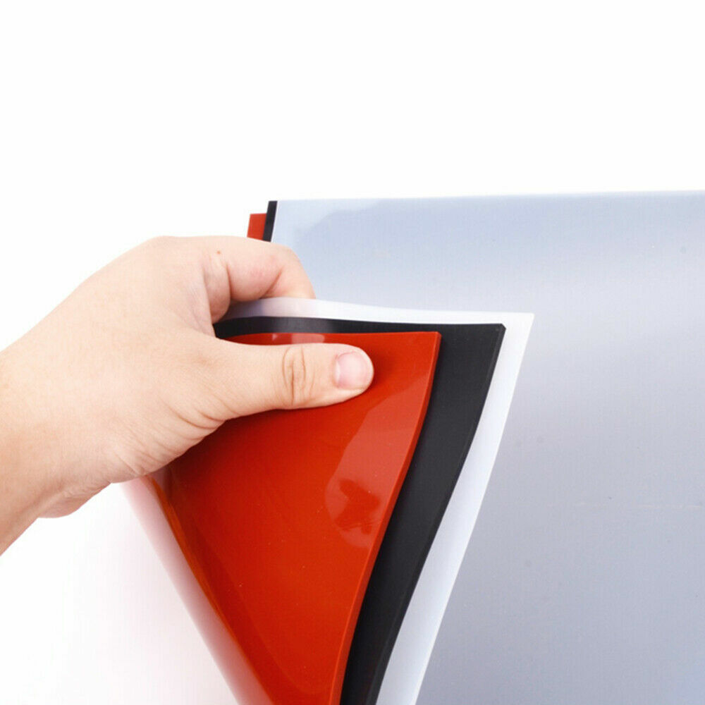 500mm x 500 mm Silicone Rubber Sheet Seal Pad 0.1mm-3mm High Temp Resistance