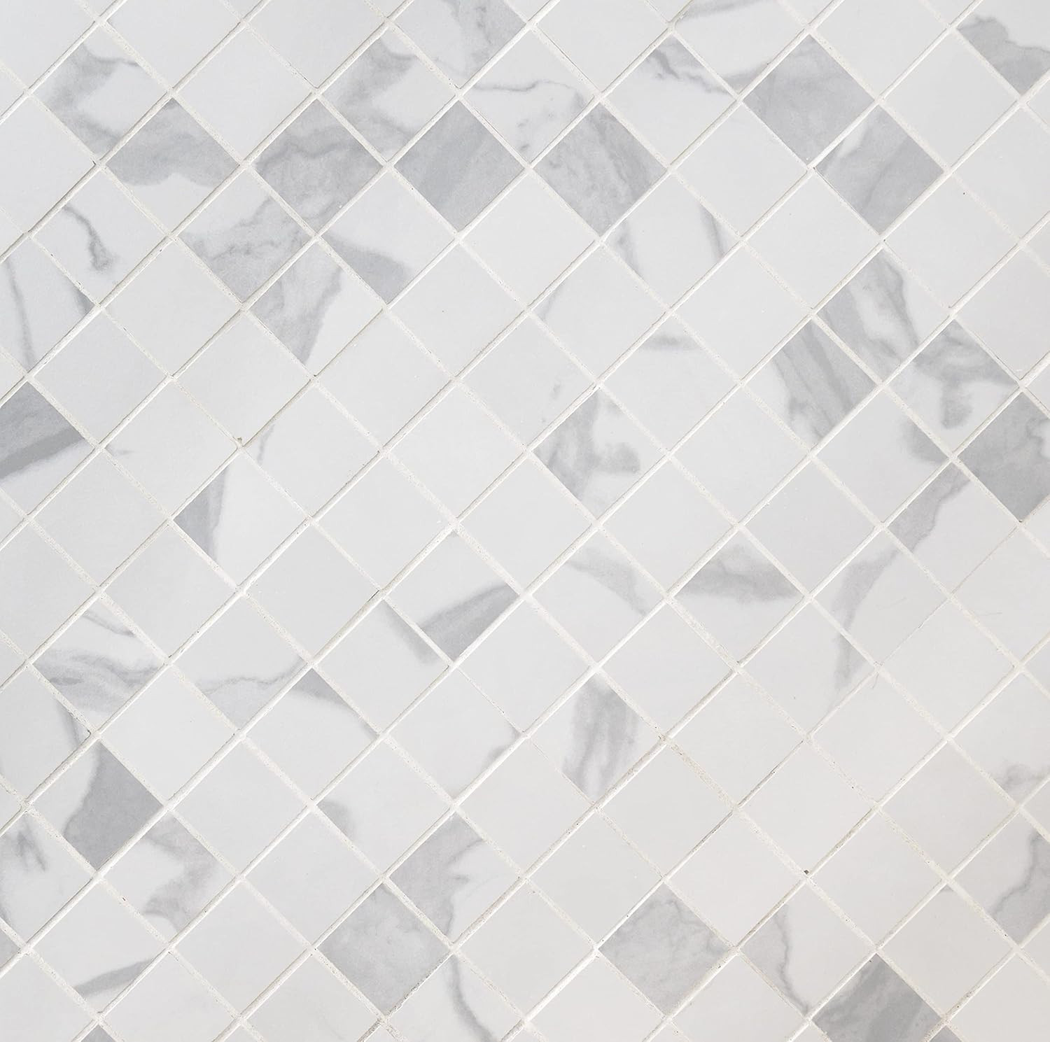 Eden 2×2 Matte Porcelain Mosaic Tile for Bathroom & Kitchen Backsplash
