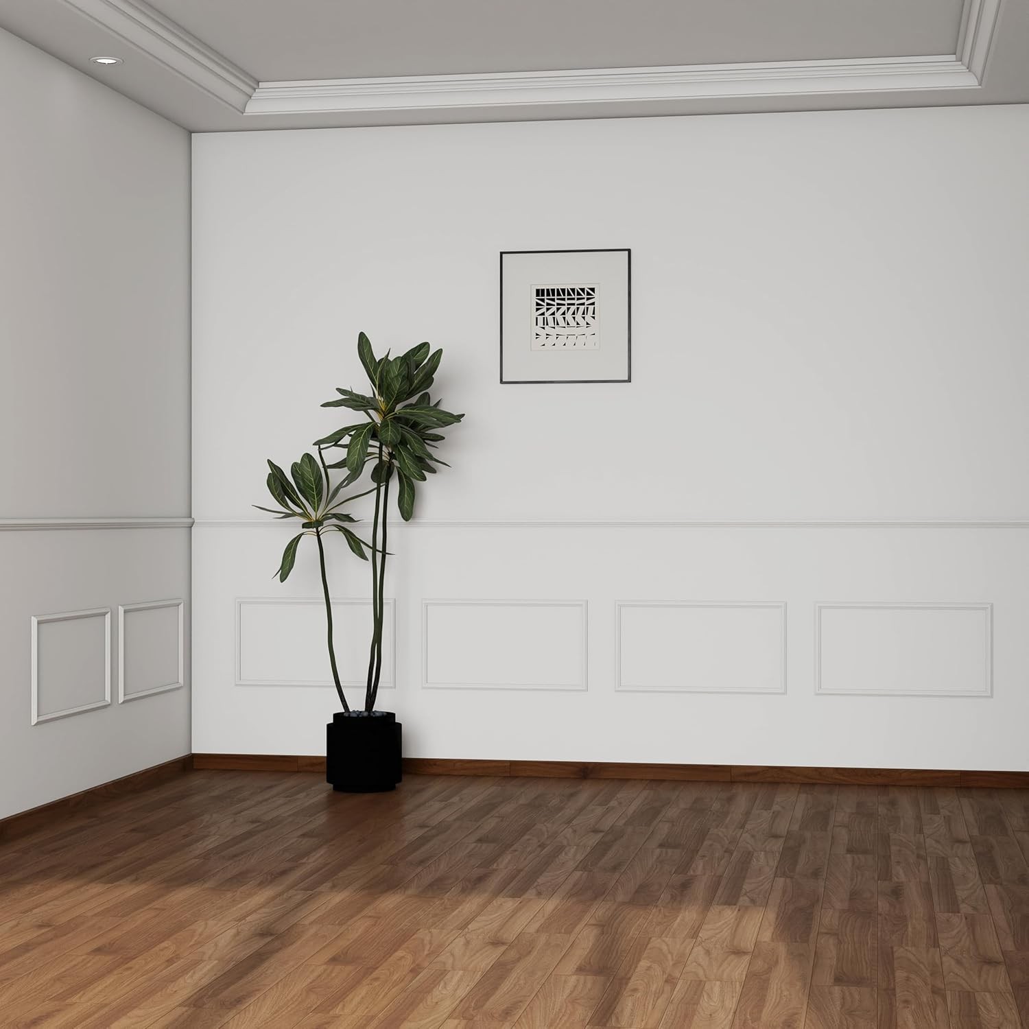 6 Set Accent Wall Molding Kit Premade Wainscoting Panels Wall Molding Peel and S