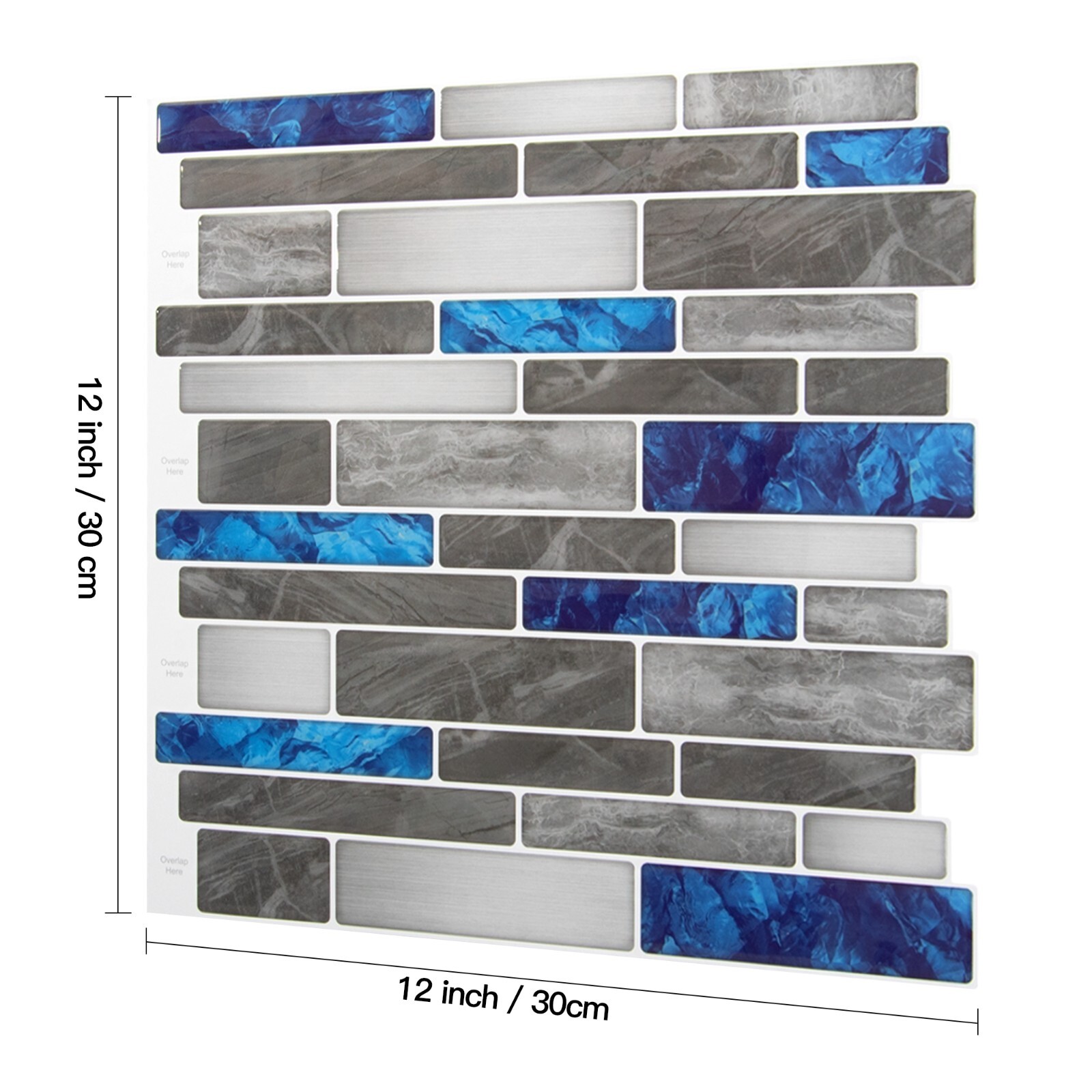Art3d 10-sheet Peel and Stick Tile,Self Adhesive Kitchen Backsplash in Marble