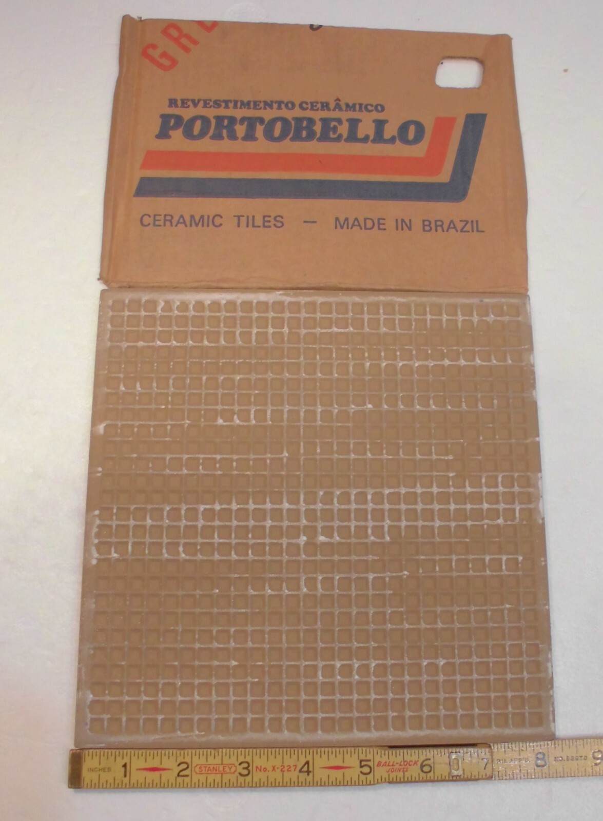 1 pc. Light Brown – Light Fawn Beige: Floor Tile 8″ X 8″ Smooth Matte Finish