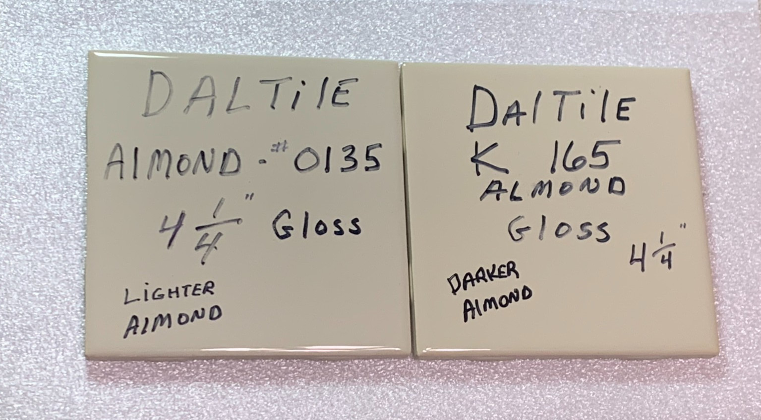 New Daltile Ceramic 4 1/4″ x 4 1/4″ Almond #0135 Gloss *8 pcs*