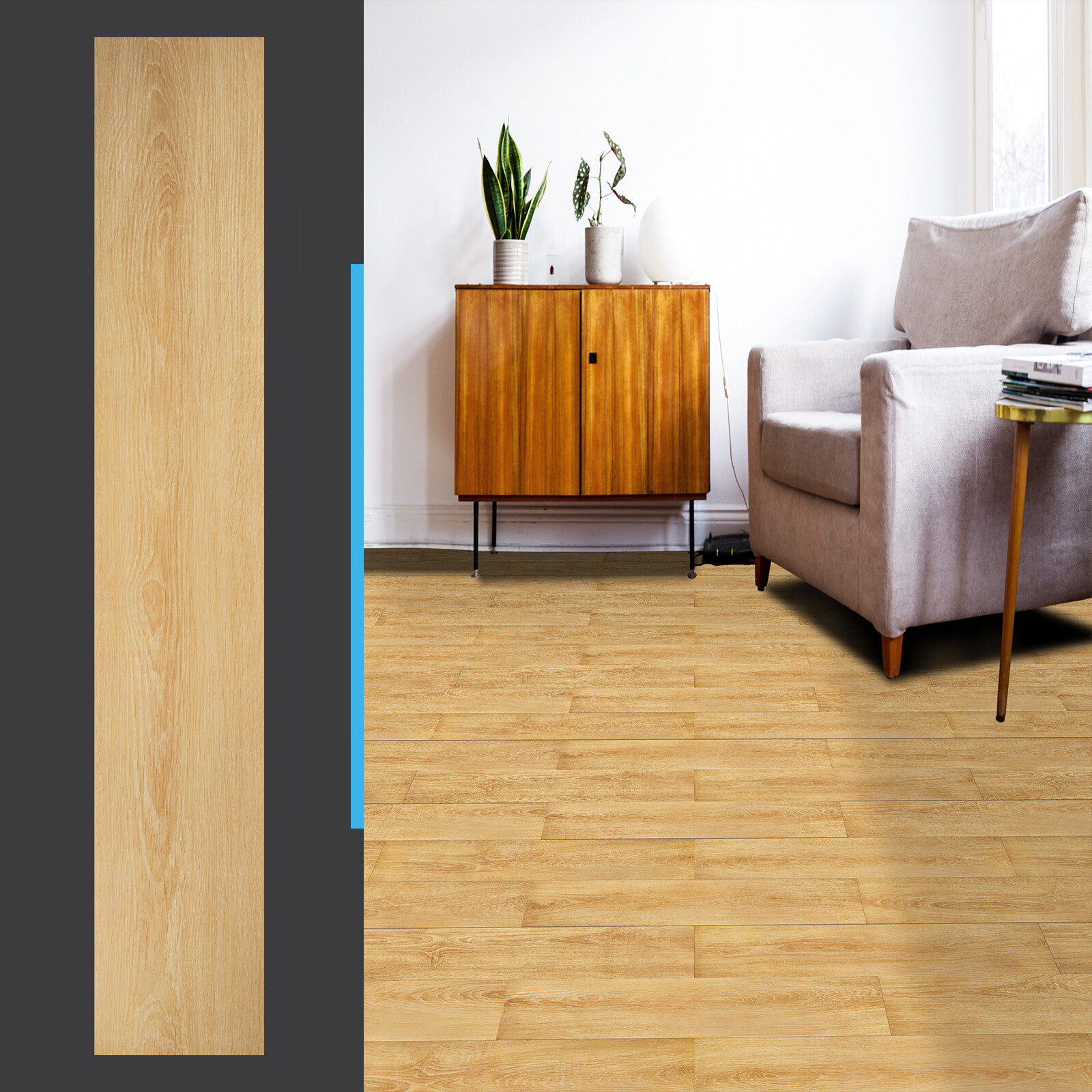 Art3d 36”x6” Vinyl Floor Tiles, Peel And Stick Floor Tiles, Vinyl Wood Planks