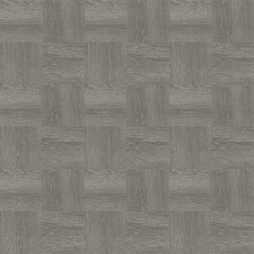 Charcoal Grey 12×12 Inch Peel and Stick Wood Look Vinyl Tiles 45 Tiles