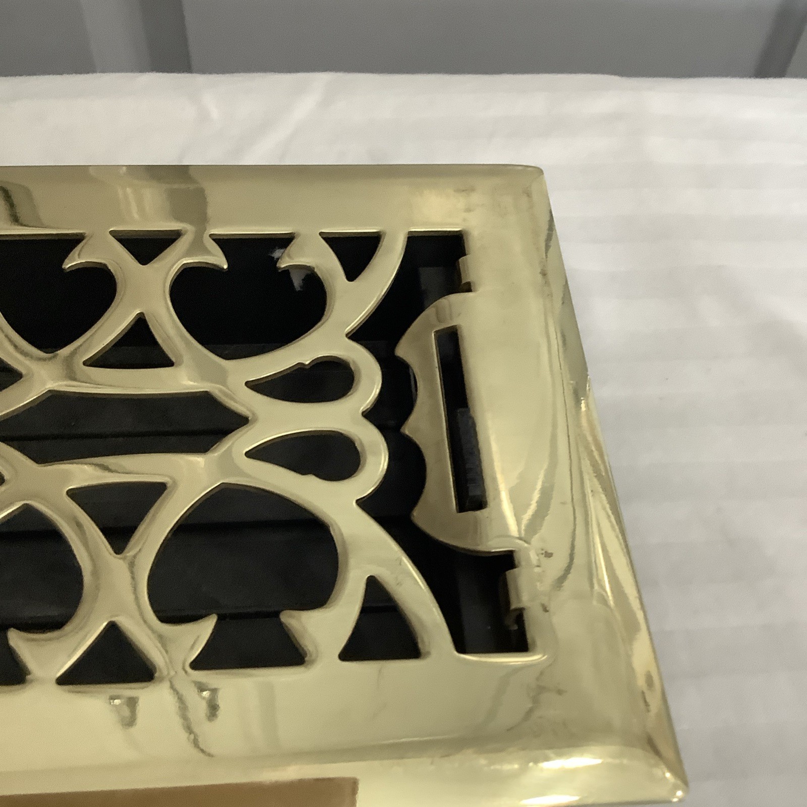 Brass Elegans Decorative Floor Registrar 5.5” x 11.5” Polished Brass Floor