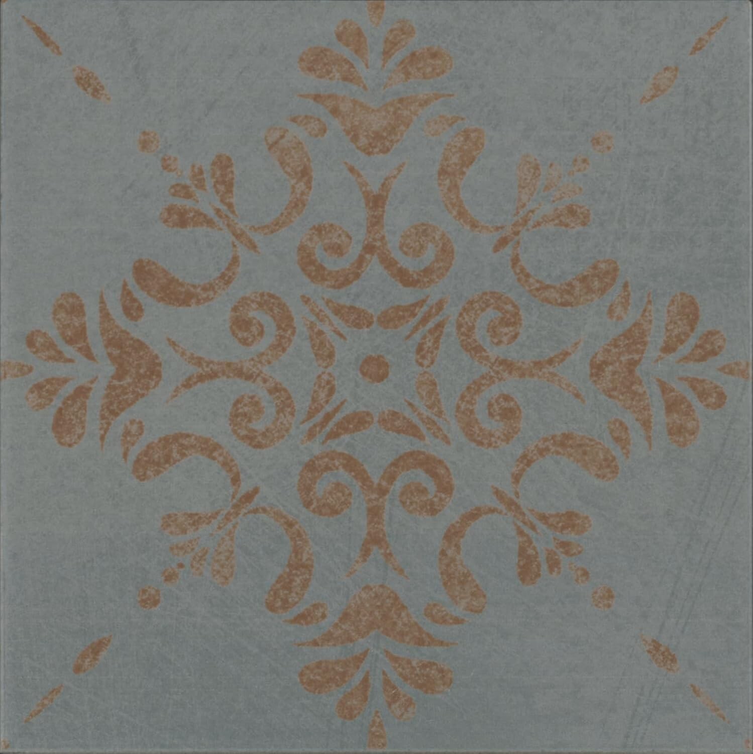 Saint Pol De Leon Blue Gray Concrete Look Porcelain Tile, 8×8 inches (Box of 10)