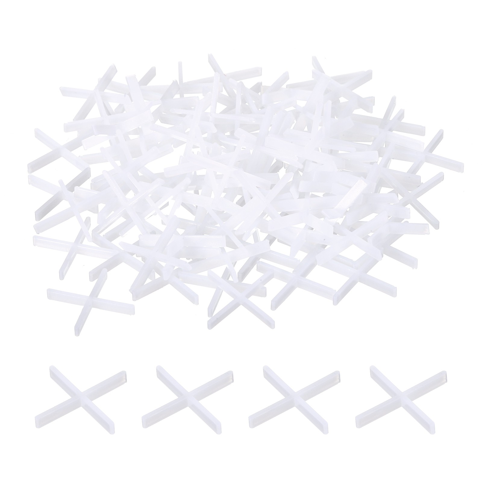 Wall Floor Tile Plastic Cross Spacer Tile Spacers 1.5mm 1/16″ White 300pcs