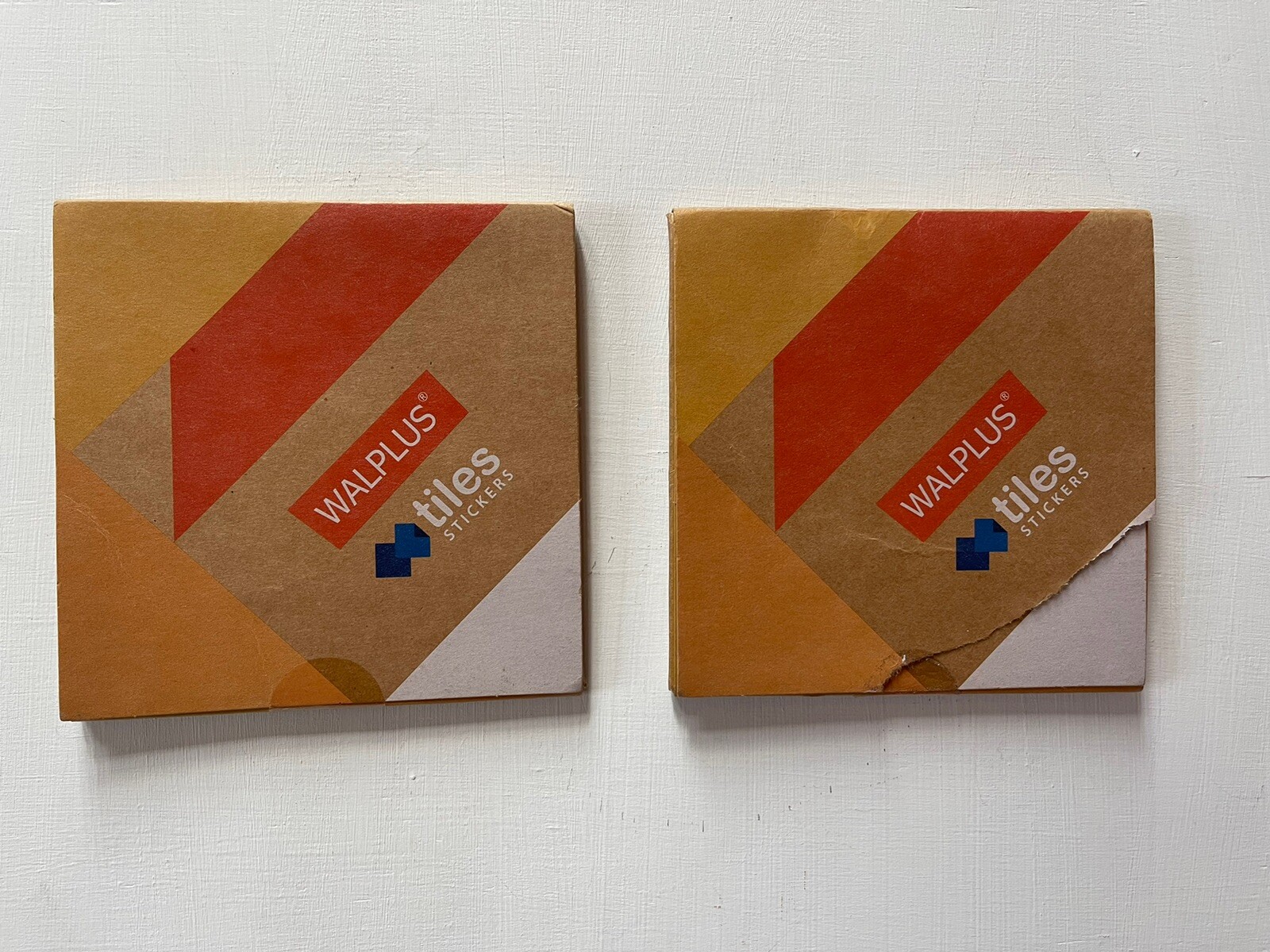 WALPLUS SET OF 2 24PC 5.9” Peel & Stick Tile Stickers WT 1519 Mediterranean Sky