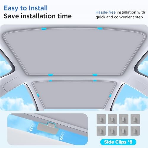 2026 Upgrade Sunshade Roof For Tesla Model 3 Model 3 2022-2026 Beige