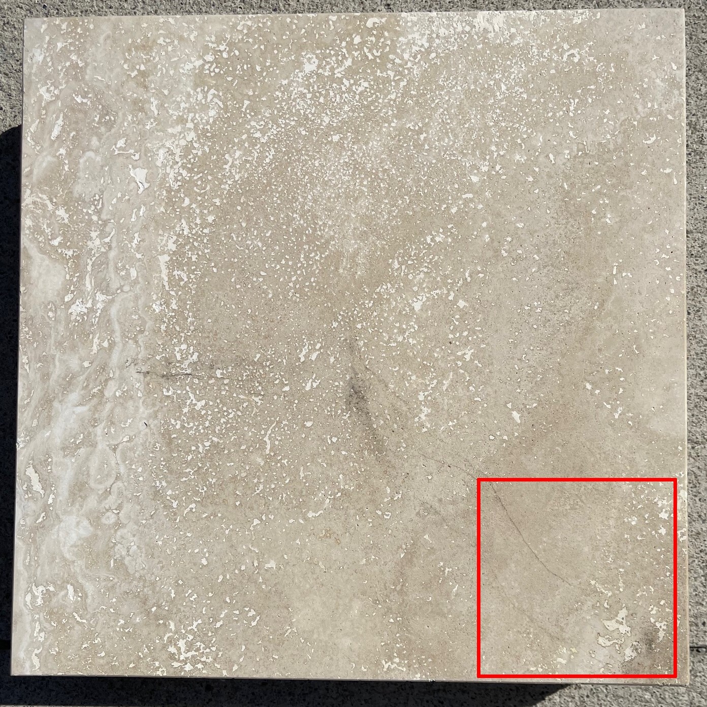 Durango Beige Tile Marble Honed Stone Floor Remodel About 3×3 SAMPLE TS-52B