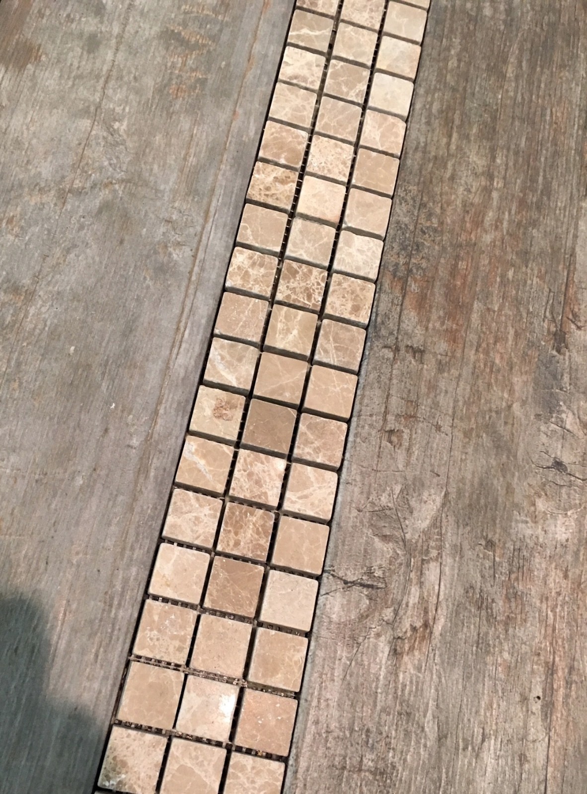 3″x12″ Emperador Light Marble Decorative Border Wall Floor Tile Bathroom