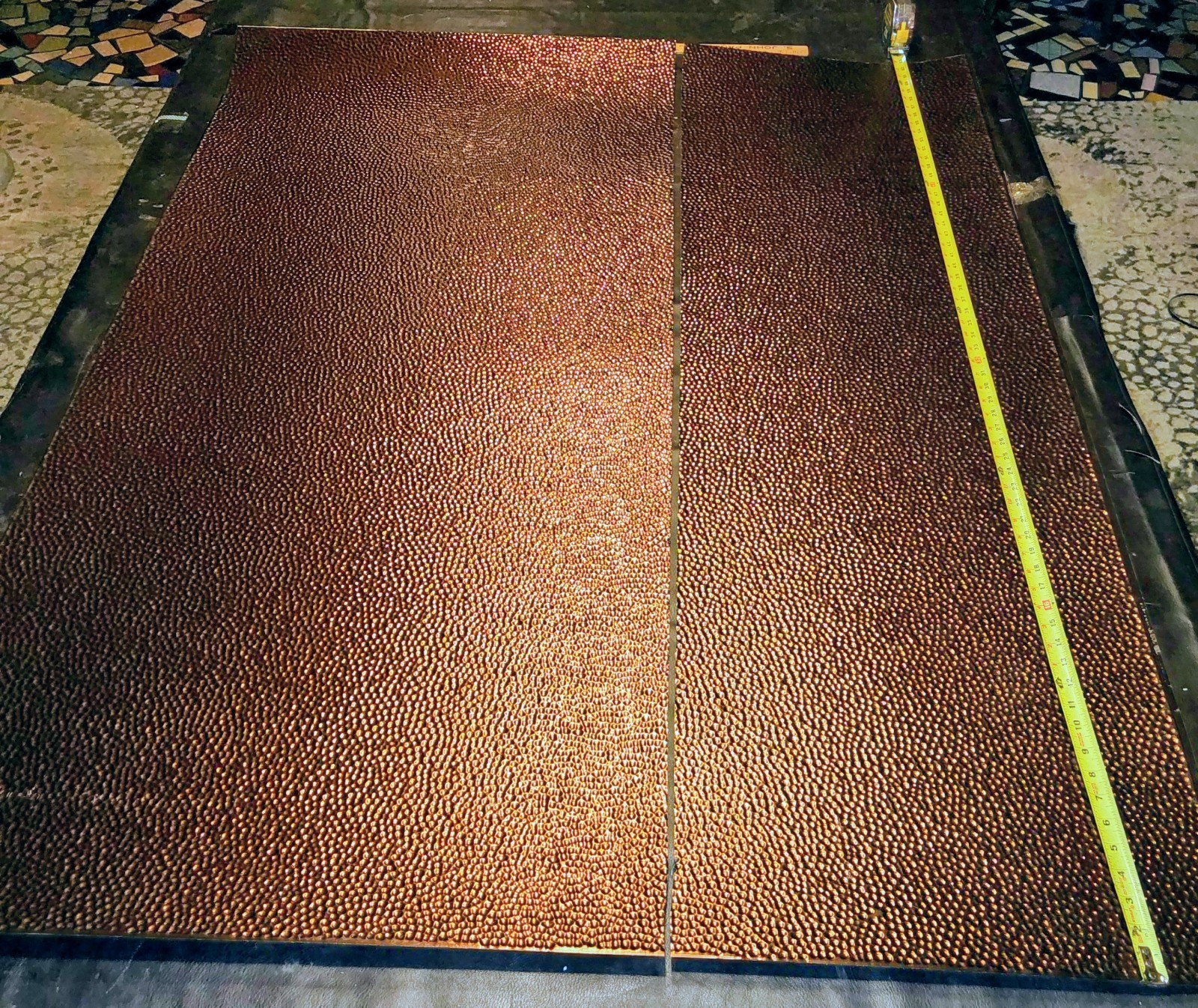 Hammered Copper Laminate Sheet 5′ X 4′