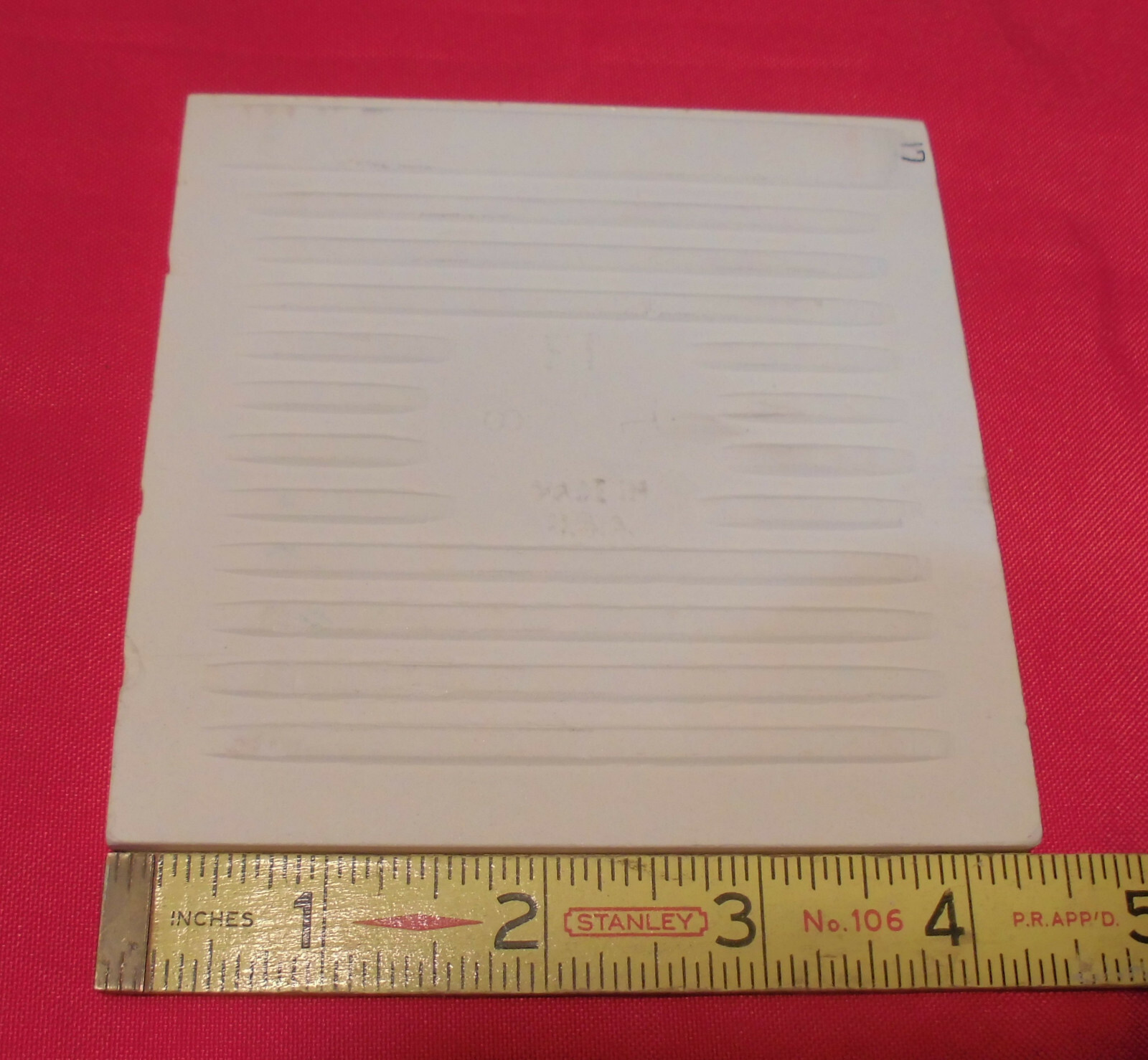 1 pc. *Buckwheat* Bullnose 4-3/8″ Glossy Ceramic Tile by Florida Tile Co. New