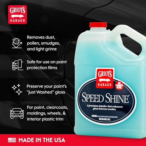 Speed Shine for Car Detailing, Quick Detailer for All 128 Fl Oz (Pack of 1)