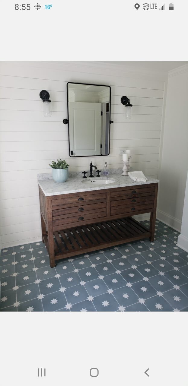 Lili Cement Tile Twinkle #4 Gray, 8″x8″ PRICE IS PER BOX, LOCAL P/U ONLY