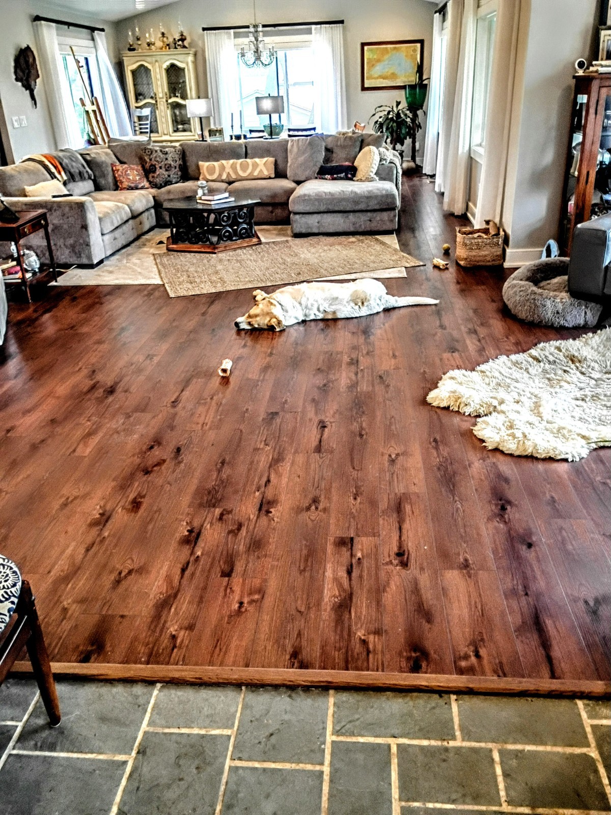 Luxury Vinyl Plank Flooring 125 sq ft Waterproof LVP SPC 7×48 20mil ClickLot