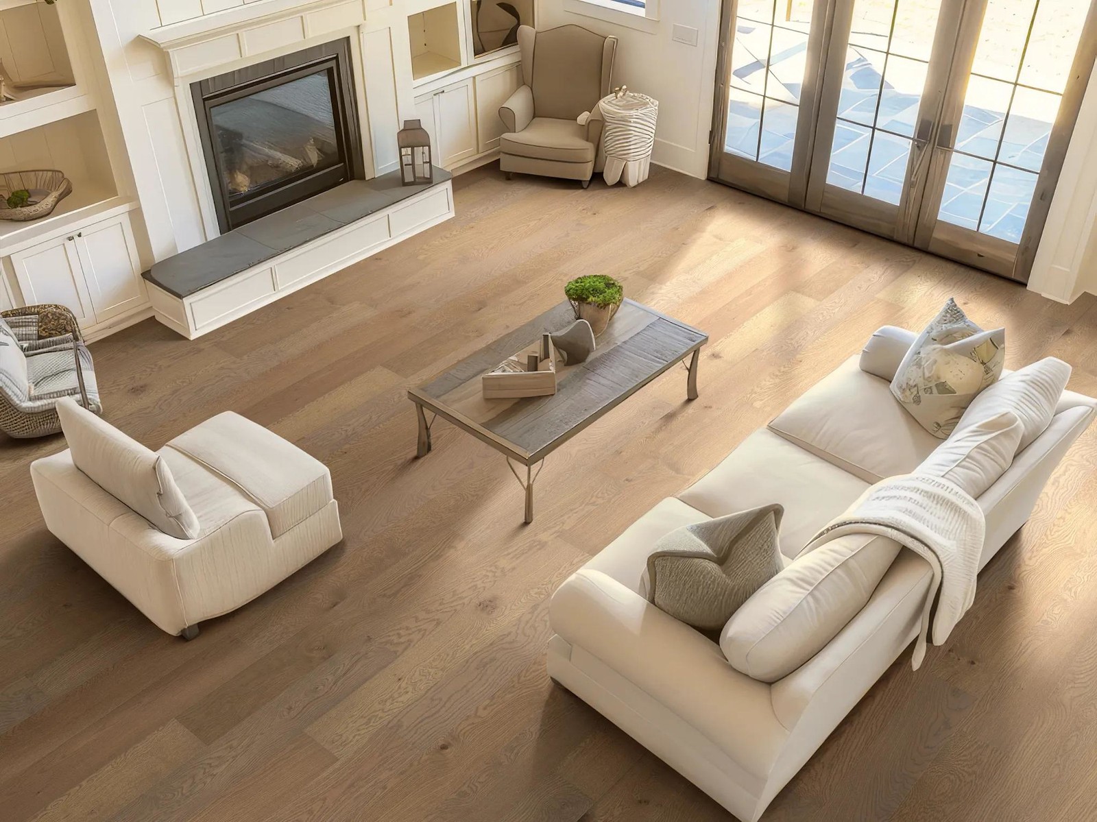 Shaw SW772 Repel 7″W Wire Brushed Engineered White Oak Hardwood – Tradition