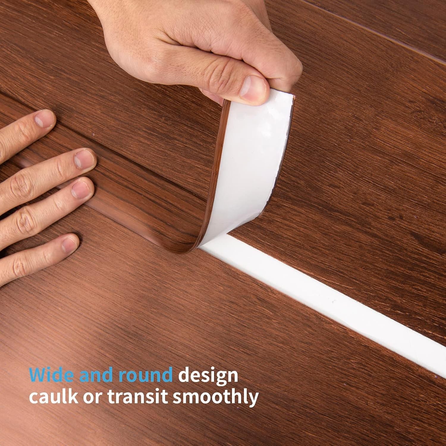 4 FT Easy Install Self-Adhesive Floor Transition Strip in Rich Cherry Color