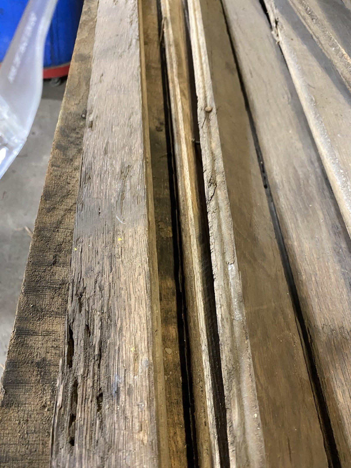 Reclaimed Old A growth Oak Flooring 3/4” Thick Tongue And Groove Up To 4000 Sqft