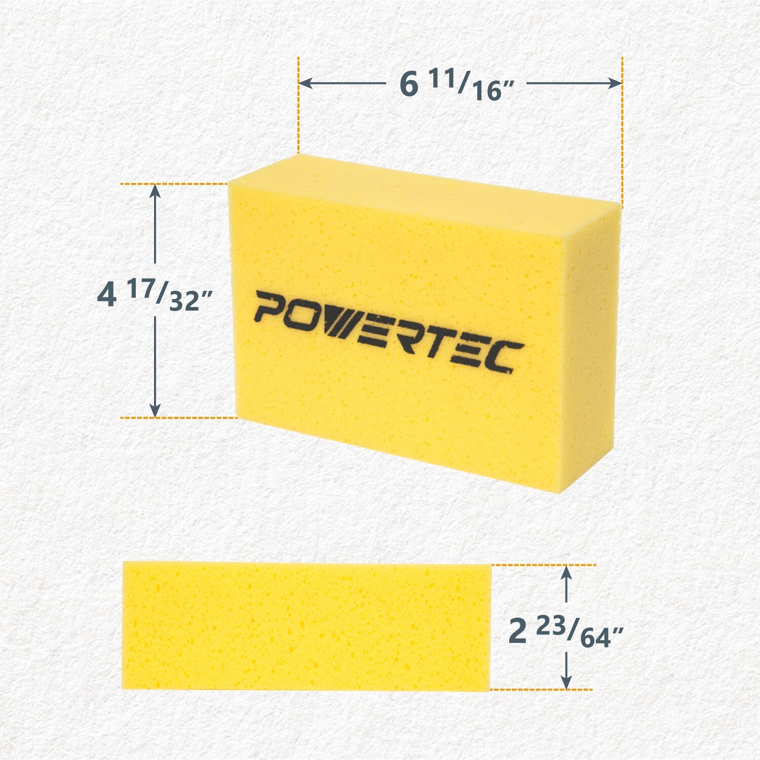 Large Square Grout Sponge – Professional Tile Grout Removal Cleaning Sponge, 4PK