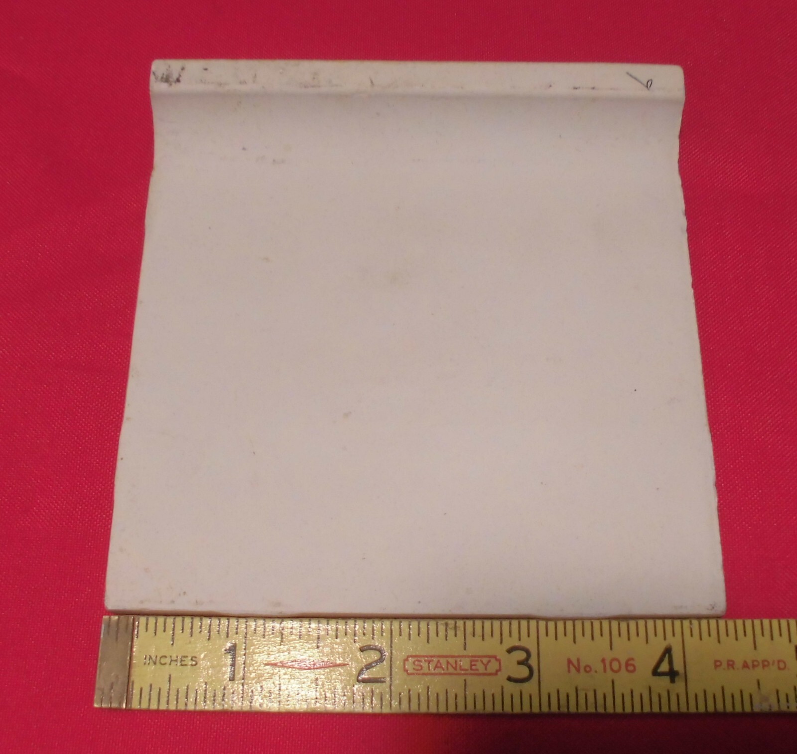 1 pc. Pearl #945: 4-1/4″ Ceramic Tile; Tuscany Glaze; by American Olean NOS