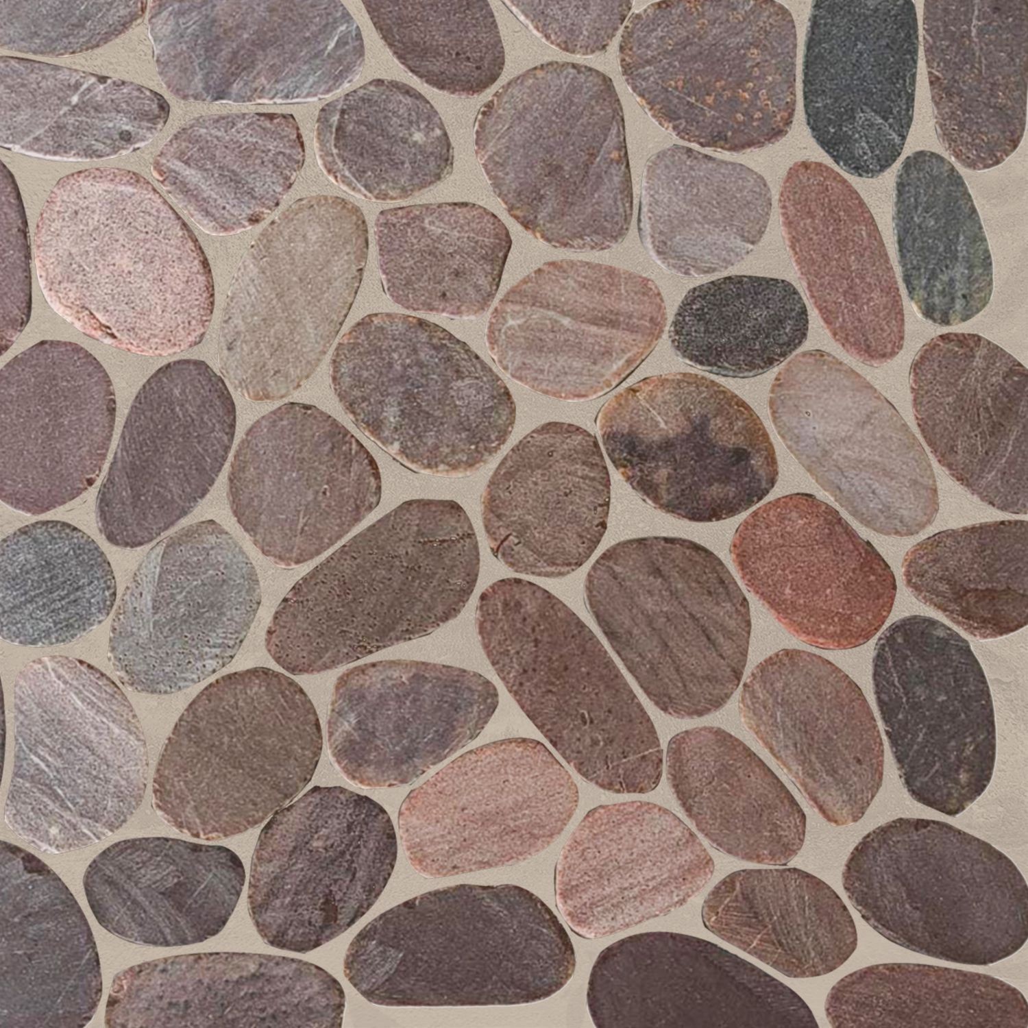Choco Slice Pebble Mosaic Floor and Wall Mosaic Tile ($11.25/SqFt)