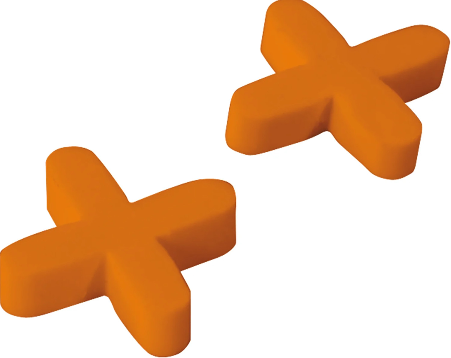 TAVY Basix 1/4 in (6mm) Orange Cross Tile Spacers Plastic 500 Pack