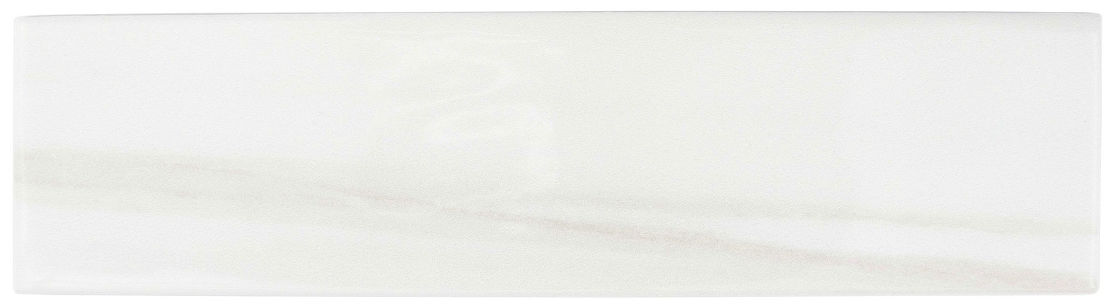 Cruz Bay Studio MKT61087 Alpine – 3″ x 12″ Brick Wall Tile – – Blanc Gloss