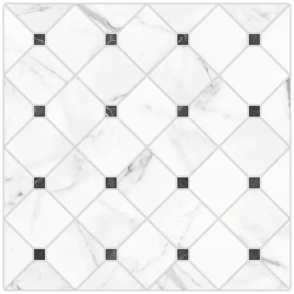 Tuscany Siena 17-3/8 In. X 17-3/8 In. Porcelain Floor and Wall Tile (14.91 Sq. F