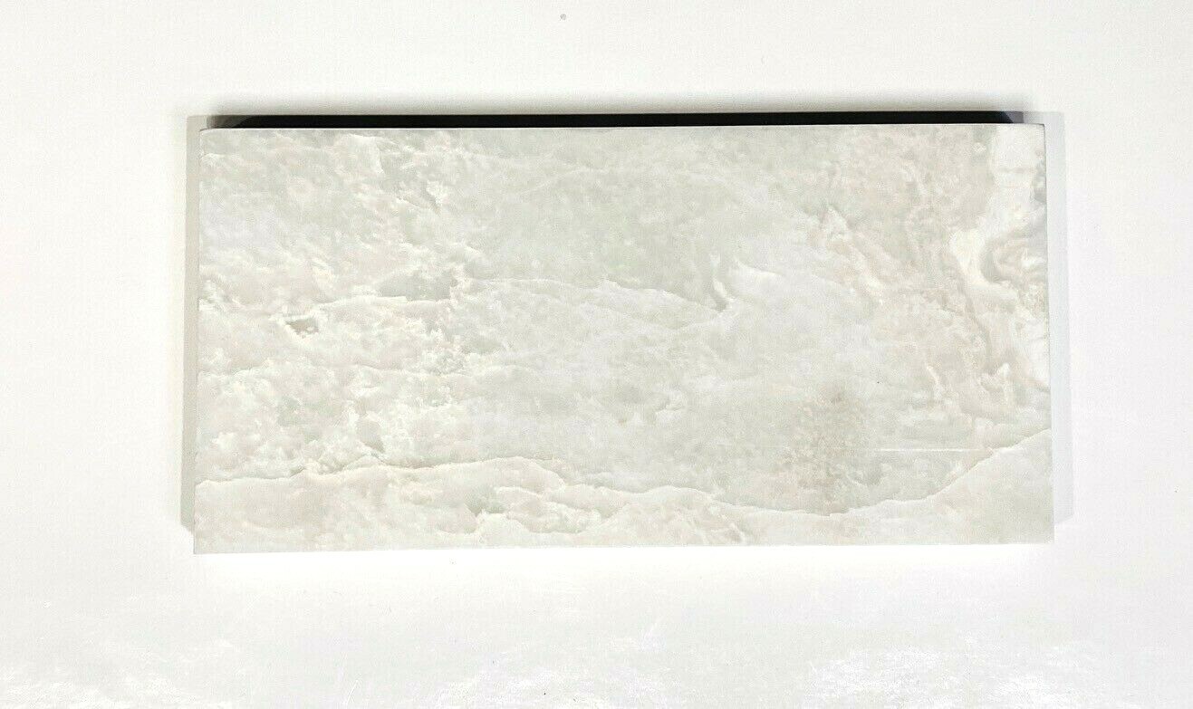 Glacier White 3×6 Polished Marble Tile Floor Backsplash Kitchen (Sold by piece)
